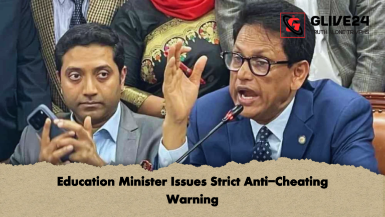 Education Minister Issues Strict Anti Cheating Warning Education Minister Issues Strict Anti-Cheating Warning