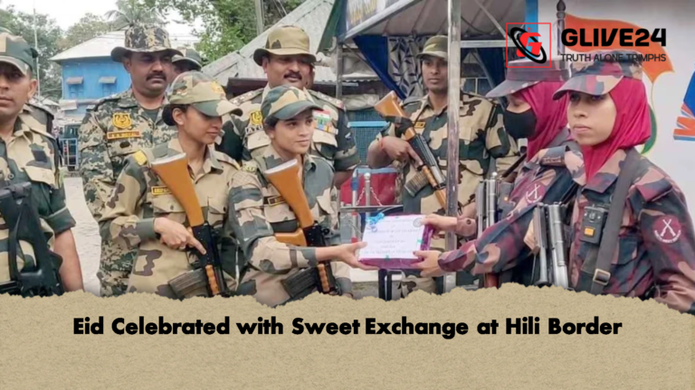 Eid Celebrated with Sweet Exchange at Hili Border Eid Celebrated with Sweet Exchange at Hili Border