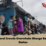 Eid Travel Crowds Overwhelm Bhanga Railway Station Eid Travel Crowds Overwhelm Bhanga Railway Station