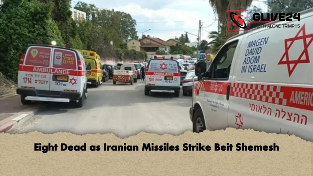 Eight Dead as Iranian Missiles Strike Beit Shemesh 1 Eight Dead as Iranian Missiles Strike Beit Shemesh