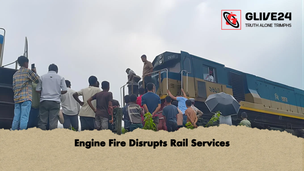 Engine Fire Disrupts Rail Services 2 Engine Fire Disrupts Rail Services Engine Fire Disrupts Rail Services