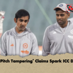 Fake ‘Pitch Tampering Claims Spark ICC Debate Fake ‘Pitch Tampering’ Claims Spark ICC Debate