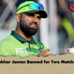 Fakhar Jaman Banned for Two Matches Fakhar Jaman Banned for Two Matches