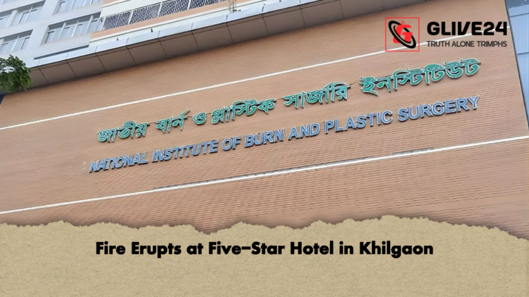 Fire Erupts at Five Star Hotel in Khilgaon Fire Erupts at Five-Star Hotel in Khilgaon
