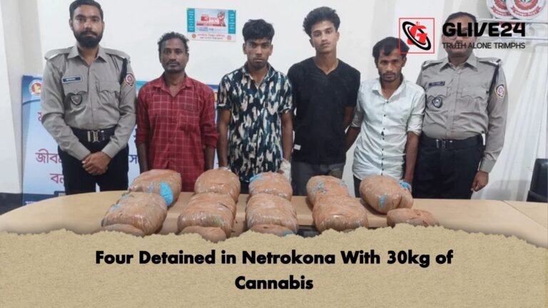 Four Detained in Netrokona With 30kg of Cannabis Four Detained in Netrokona With 30kg of Cannabis