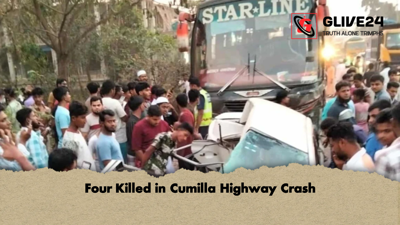 Four Killed in Cumilla Highway Crash Four Killed in Cumilla Highway Crash