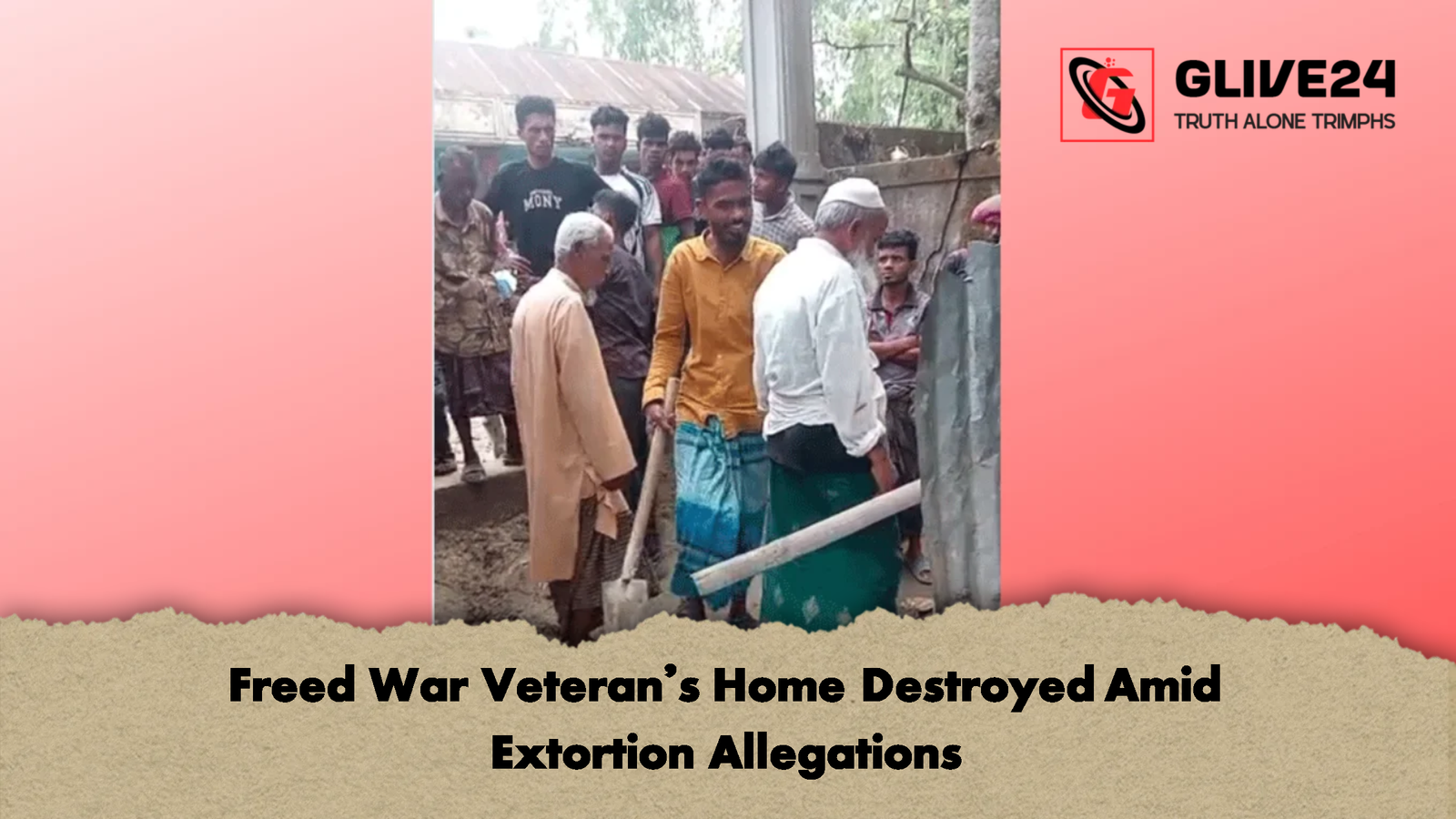 Freed War Veteran’s Home Destroyed Amid Extortion Allegations 1 Freed War Veterans Home Destroyed Amid Extortion Allegations Freed War Veteran’s Home Destroyed Amid Extortion Allegations