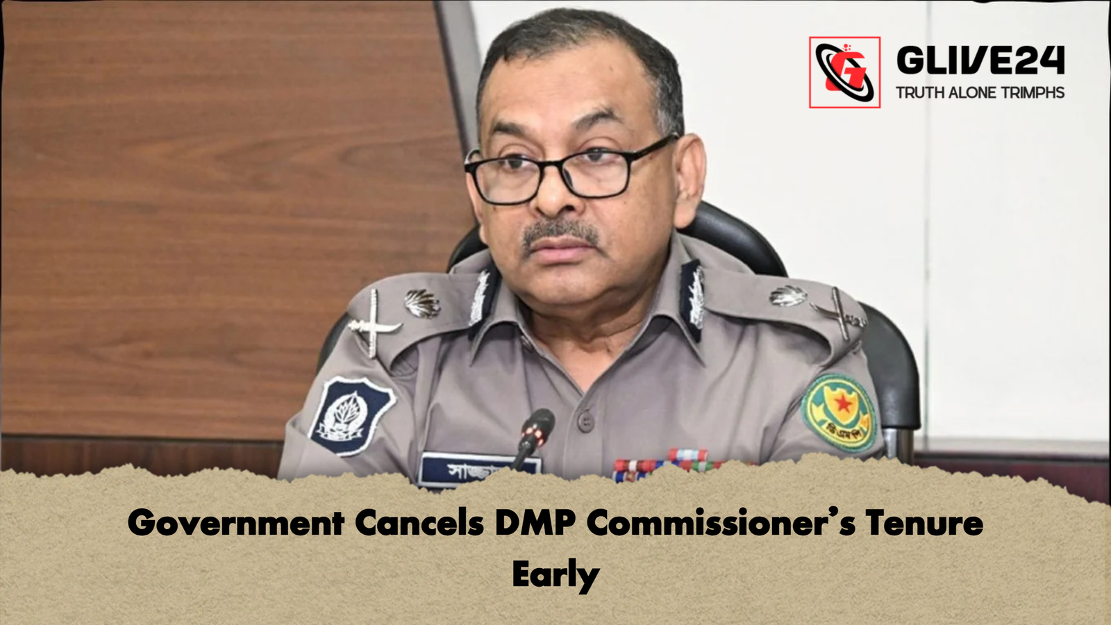 Government Cancels DMP Commissioners Tenure Early Government Cancels DMP Commissioner’s Tenure Early