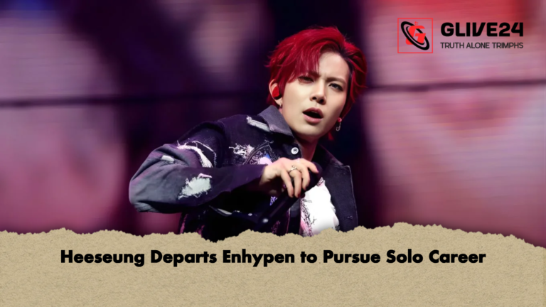 Heeseung Departs Enhypen to Pursue Solo Career Heeseung Departs Enhypen to Pursue Solo Career