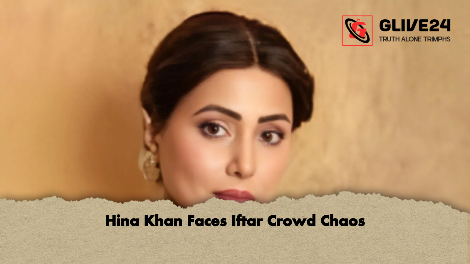 Hina Khan Faces Iftar Crowd Chaos Hina Khan Faces Iftar Crowd Chaos