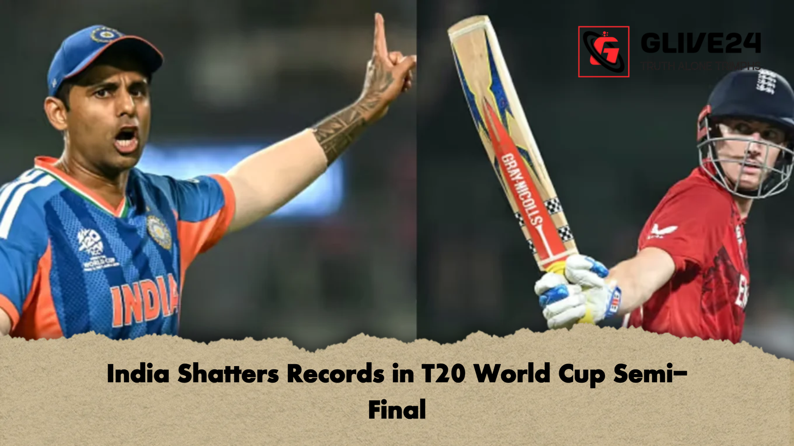India Shatters Records in T20 World Cup Semi Final India Shatters Records in T20 World Cup Semi-Final