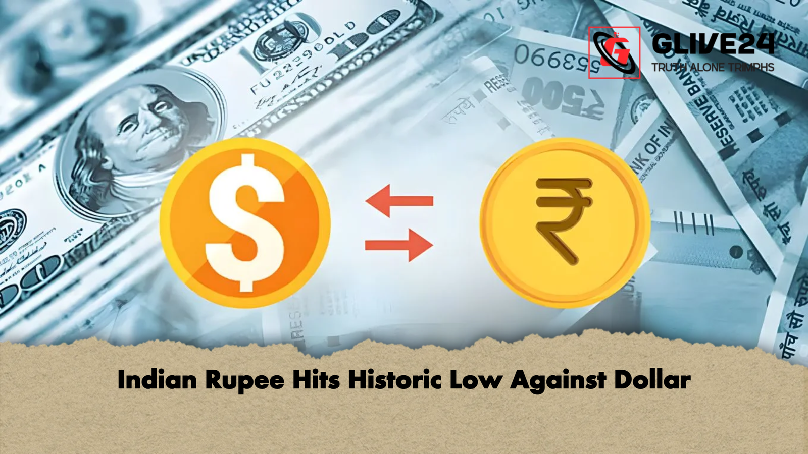 Indian Rupee Hits Historic Low Against Dollar Indian Rupee Hits Historic Low Against Dollar