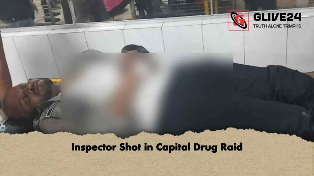 Inspector Shot in Capital Drug Raid