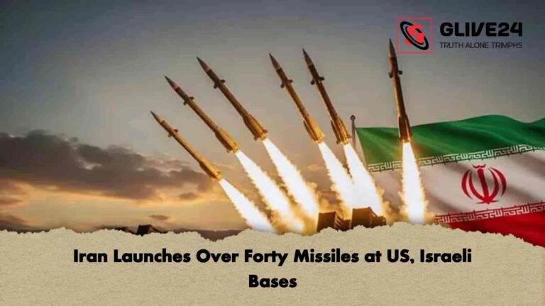 Iran Launches Over Forty Missiles at US, Israeli Bases