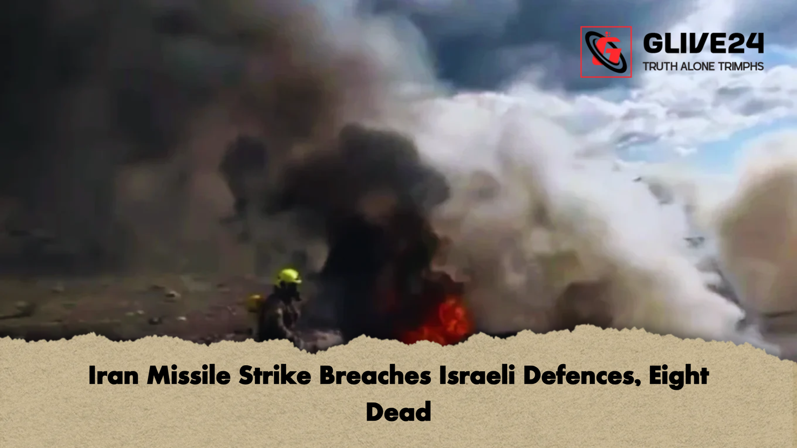 Iran Missile Strike Breaches Israeli Defences Eight Dead Iran Missile Strike Breaches Israeli Defences, Eight Dead