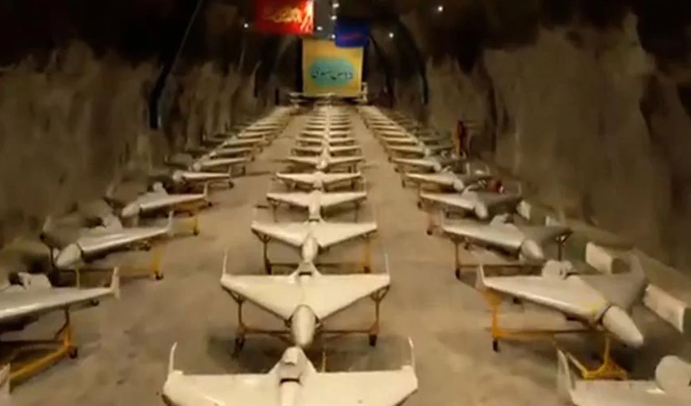 Iran Releases Footage of Underground Drone Facility Iran Unveils Massive Underground Drone Facility