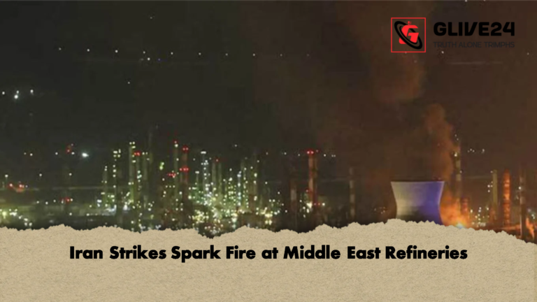 Iran Strikes Spark Fire at Middle East Refineries Iran Strikes Spark Fire at Middle East Refineries