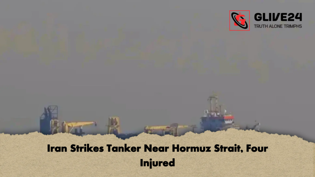 Iran Strikes Tanker Near Hormuz Strait, Four Injured 1 Iran Strikes Tanker Near Hormuz Strait Four Injured Iran Strikes Tanker Near Hormuz Strait, Four Injured