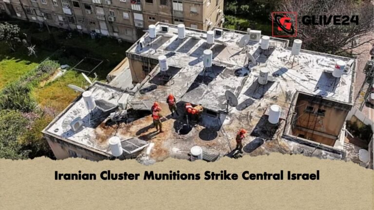 Iranian Cluster Munitions Strike Central Israel Iranian Cluster Munitions Strike Central Israel
