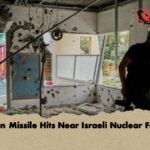 Iranian Missile Hits Near Israeli Nuclear Facility Iranian Missile Hits Near Israeli Nuclear Facility