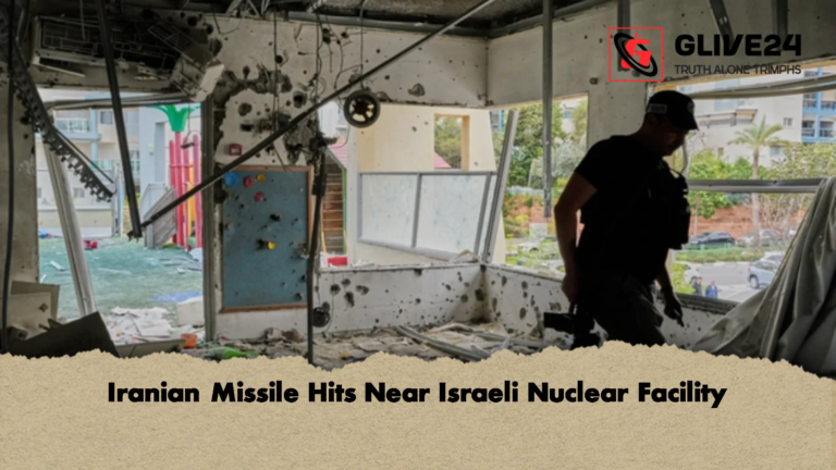 Iranian Missile Hits Near Israeli Nuclear Facility Iranian Missile Hits Near Israeli Nuclear Facility