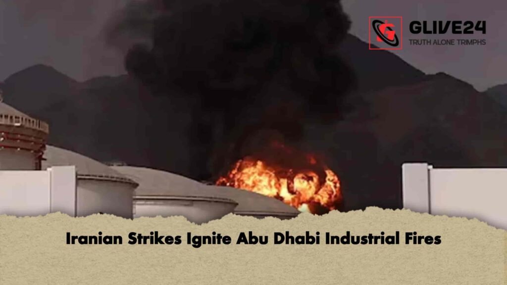 Iranian Strikes Ignite Abu Dhabi Industrial Fires 3 Iranian Strikes Ignite Abu Dhabi Industrial Fires
