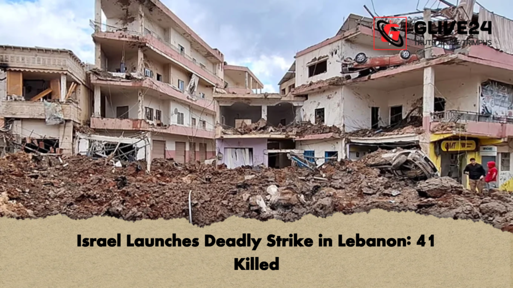 Israel Launches Deadly Strike in Lebanon: 41 Killed 2 Israel Launches Deadly Strike in Lebanon 41 Killed Israel Launches Deadly Strike in Lebanon: 41 Killed
