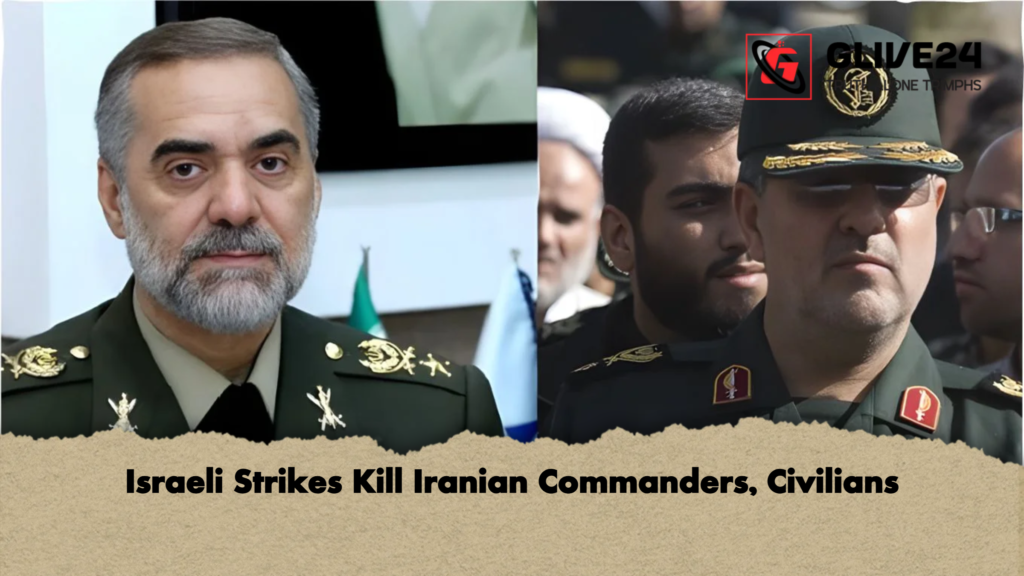 Israeli Strikes Kill Iranian Commanders Civilians Israeli Strikes Kill Iranian Commanders, Civilians
