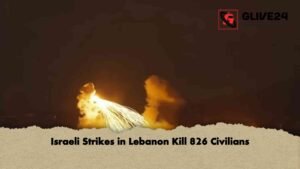 Israeli Strikes in Lebanon Kill 826 Civilians
