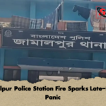 Jamalpur Police Station Fire Sparks Late Night Panic Jamalpur Police Station Fire Sparks Late-Night Panic
