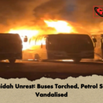 Jhenaidah Unrest Buses Torched Petrol Station Vandalised Jhenaidah Unrest: Buses Torched, Petrol Station Vandalised