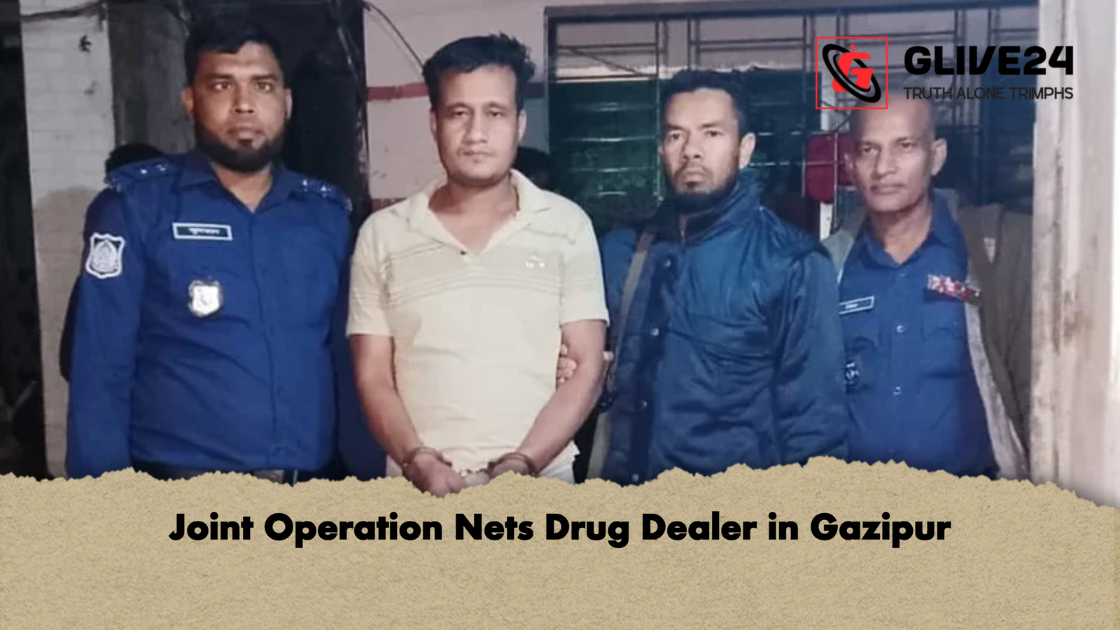 Joint Operation Nets Drug Dealer in Gazipur Joint Operation Nets Drug Dealer in Gazipur