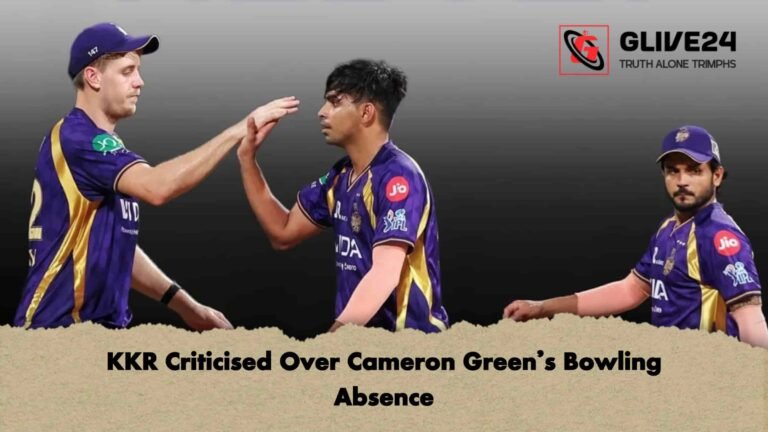 KKR Criticised Over Cameron Green’s Bowling Absence