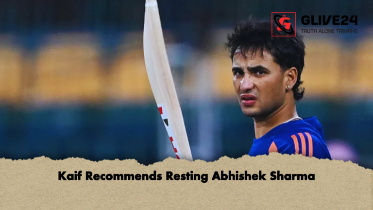 Kaif Recommends Resting Abhishek Sharma Kaif Recommends Resting Abhishek Sharma
