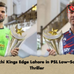 Karachi Kings Edge Lahore in PSL Low Scoring Thriller Karachi Kings Edge Lahore in PSL Low-Scoring Thriller