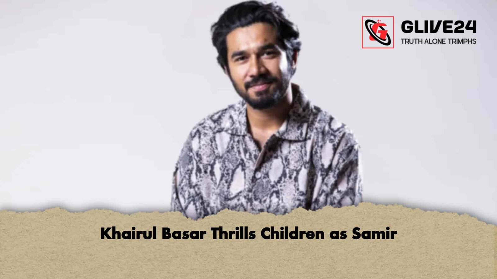 Khairul Basar Thrills Children as Samir