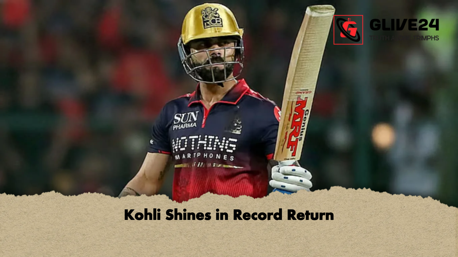 Kohli Shines in Record Return Kohli Shines in Record Return