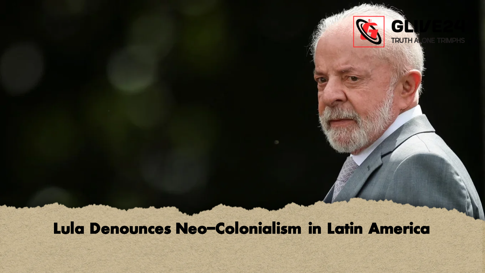 Lula Denounces Neo Colonialism in Latin America Lula Denounces Neo-Colonialism in Latin America
