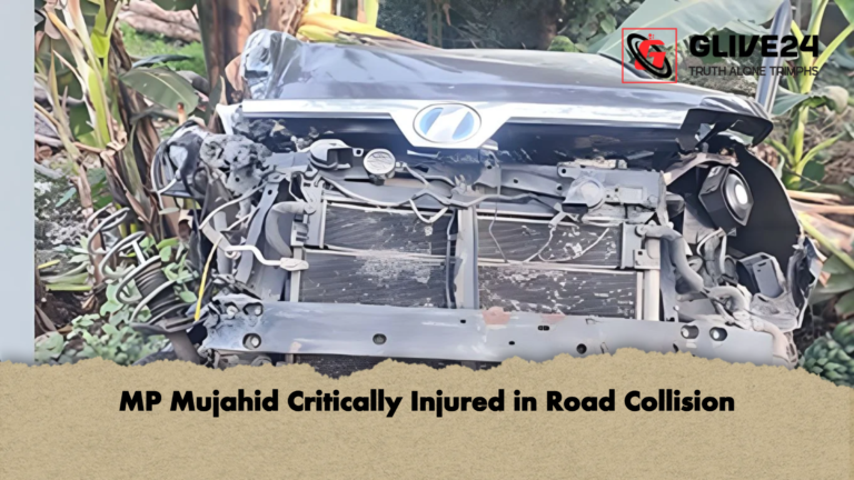 MP Mujahid Critically Injured in Road Collision MP Mujahid Critically Injured in Road Collision