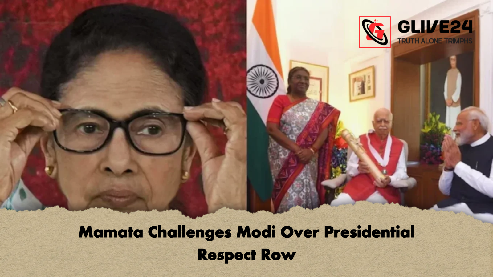 Mamata Challenges Modi Over Presidential Respect Row Mamata Challenges Modi Over Presidential Respect Row