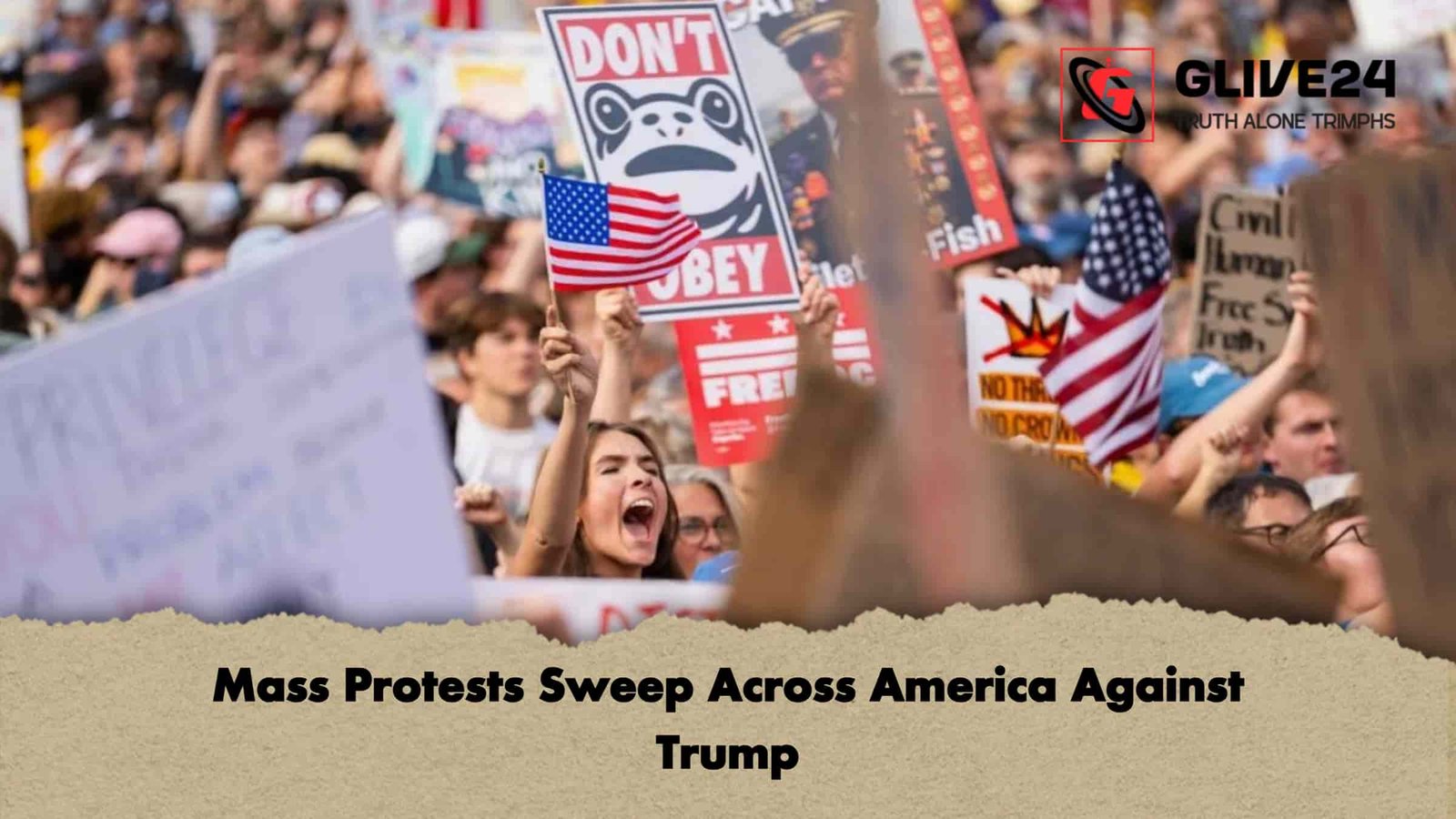 Mass Protests Sweep Across America Against Trump