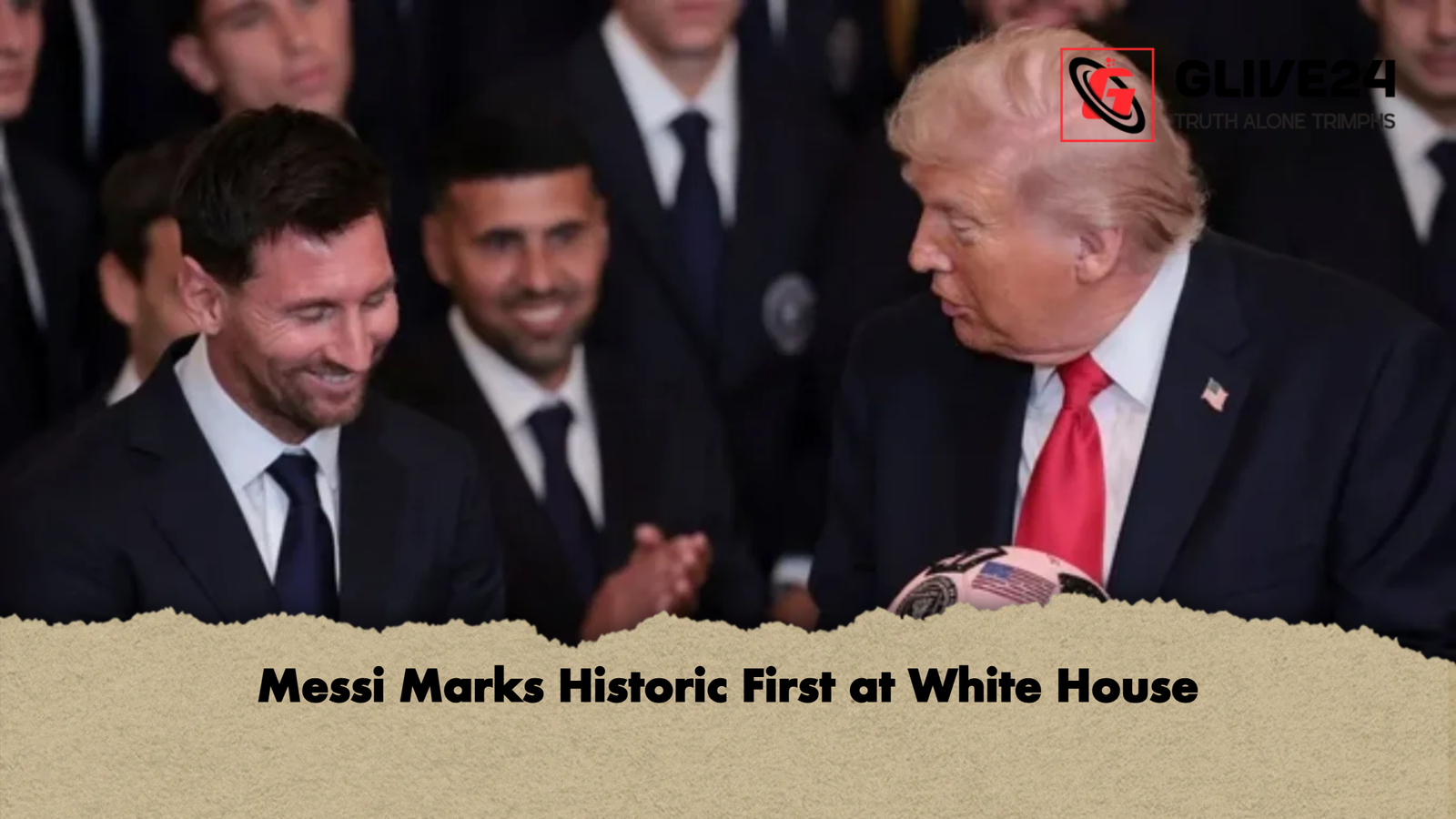 Messi Marks Historic First at White House Messi Marks Historic First at White House