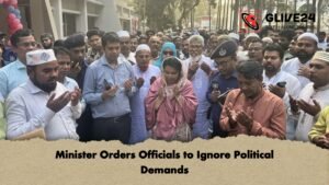 Minister Orders Officials to Ignore Political Demands Minister Orders Officials to Ignore Political Demands