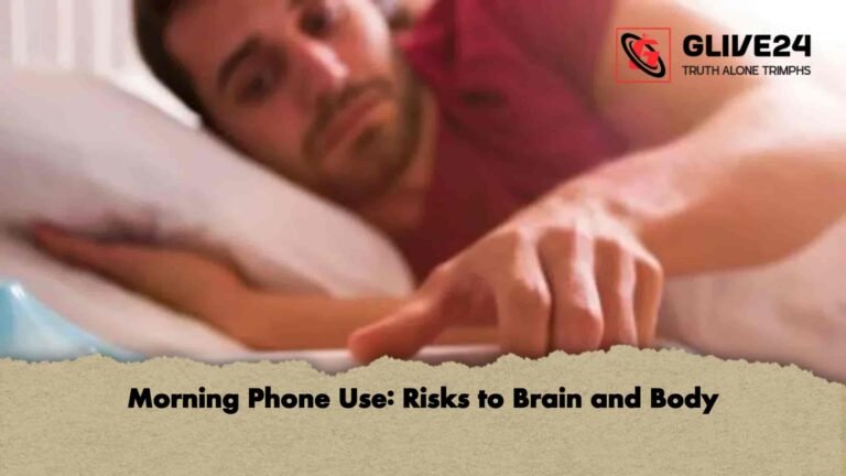 Morning Phone Use Risks to Brain and Body