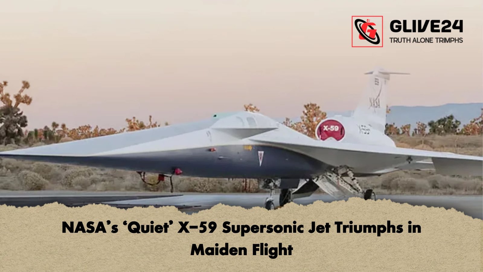 NASAs ‘Quiet X 59 Supersonic Jet Triumphs in Maiden Flight NASA’s ‘Quiet’ X-59 Supersonic Jet Triumphs in Maiden Flight