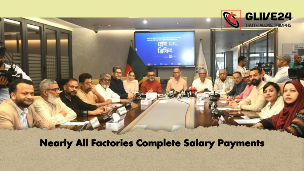 Nearly All Factories Complete Salary Payments 3 Nearly All Factories Complete Salary Payments Nearly All Factories Complete Salary Payments