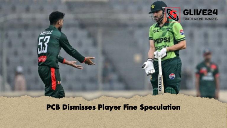 PCB Dismisses Player Fine Speculation PCB Dismisses Player Fine Speculation