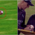 PSL Opener Sparks Controversy as White Ball Turns Maroon Mid Match PSL Opener Marred by Rare Incident as Match Ball Turns Maroon