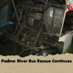 Padma River Bus Rescue Continues Padma River Bus Rescue Continues