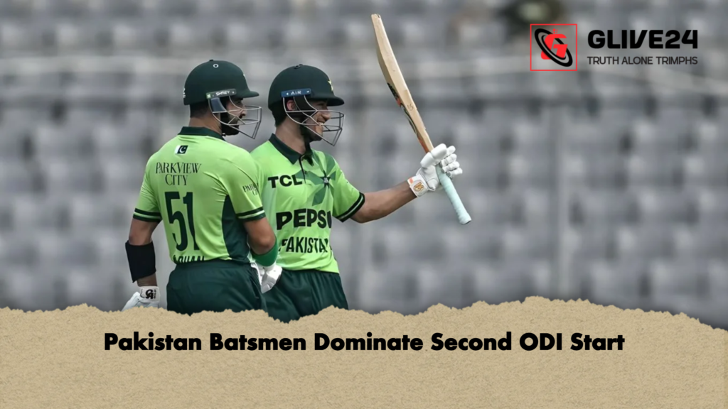 Pakistan Batsmen Dominate Second ODI Start 2 Pakistan Batsmen Dominate Second ODI Start Pakistan Batsmen Dominate Second ODI Start
